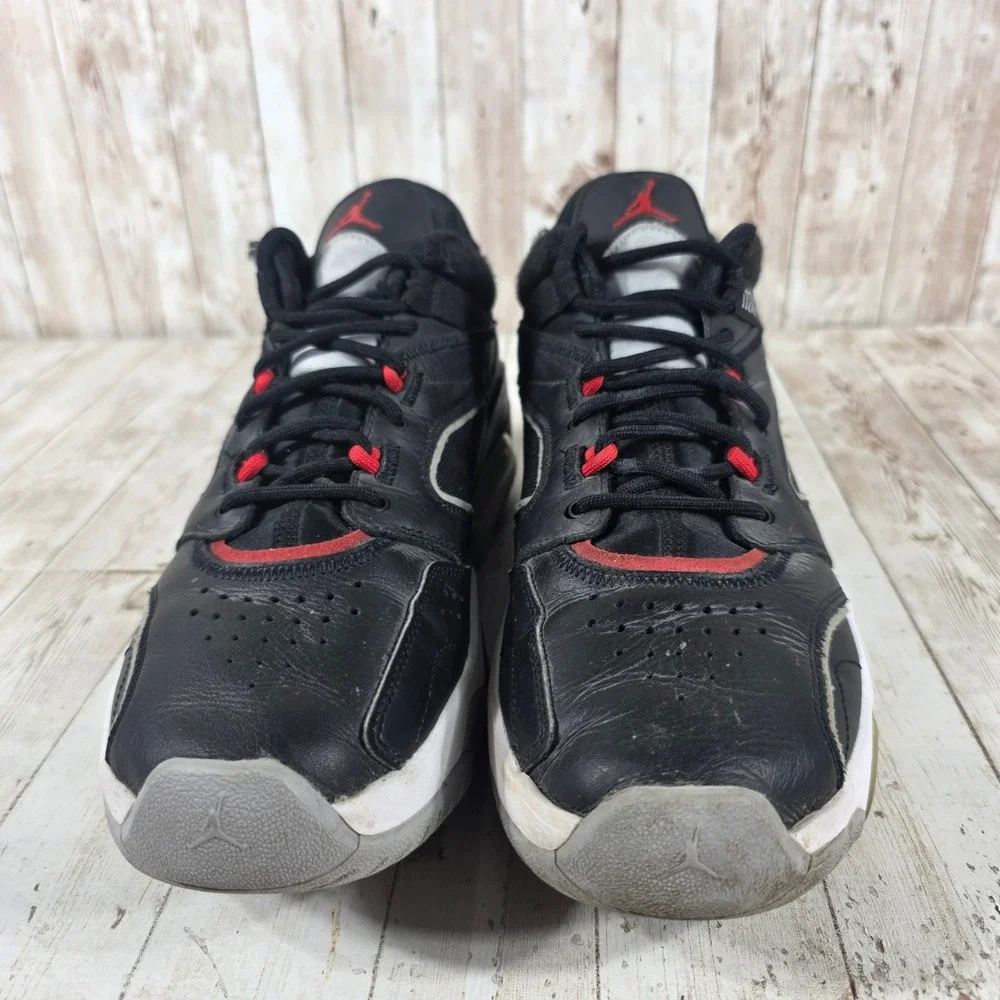 Jordan Point Lane Black University Red Mens Sneakers CZ4166-010 Size 10‎